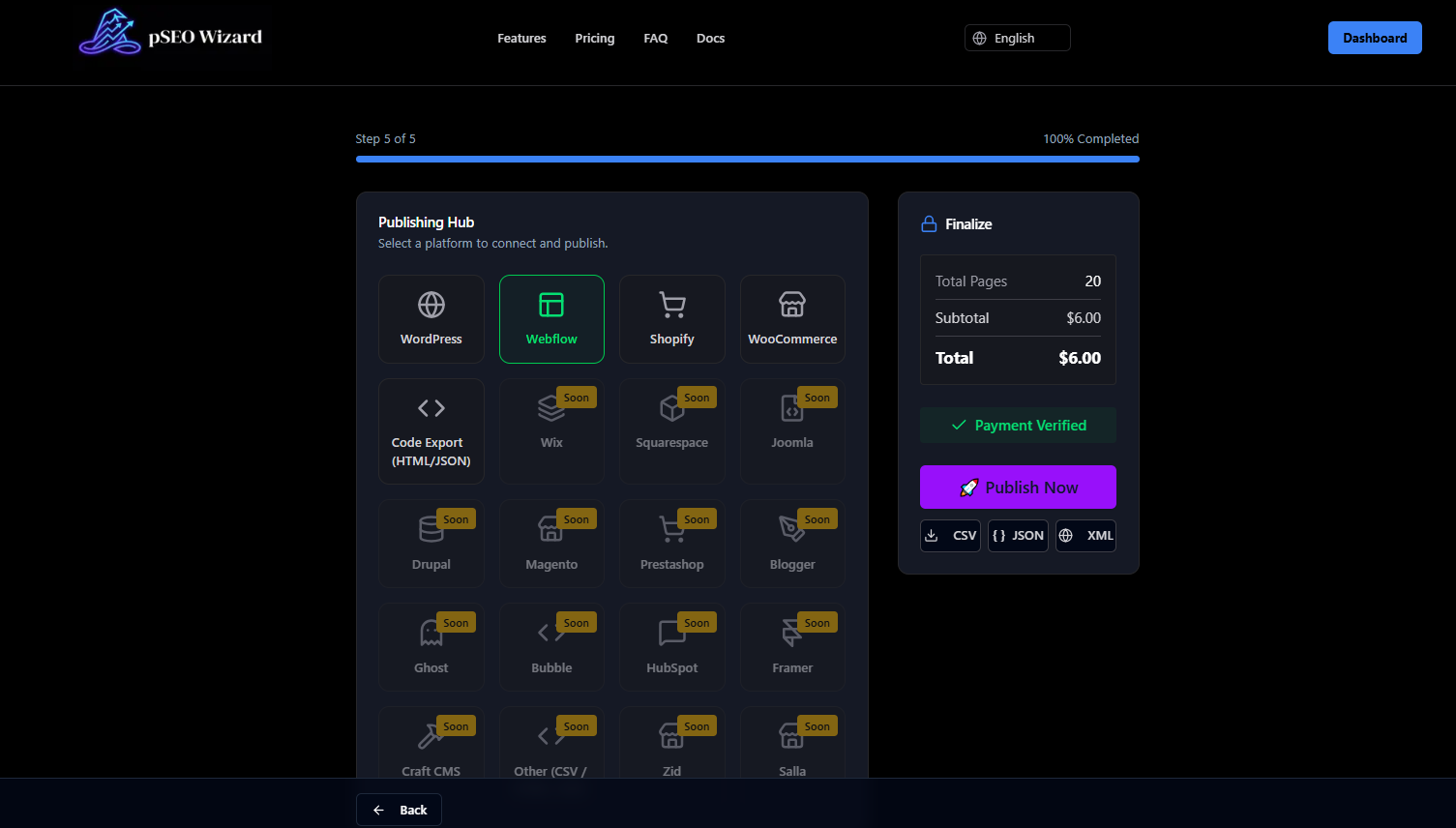 pSEO Wizard screenshot 4