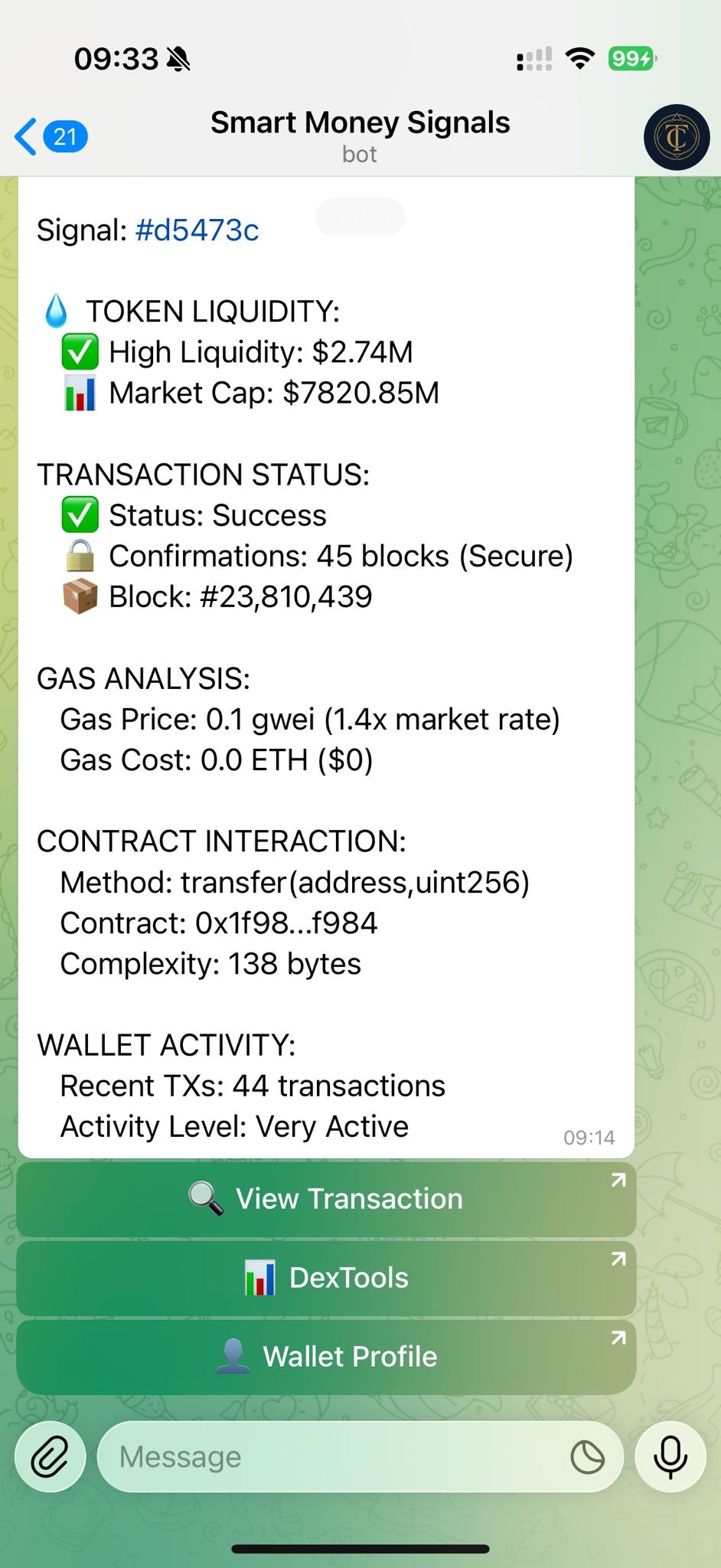 Smart Money Wallet Signals screenshot 3
