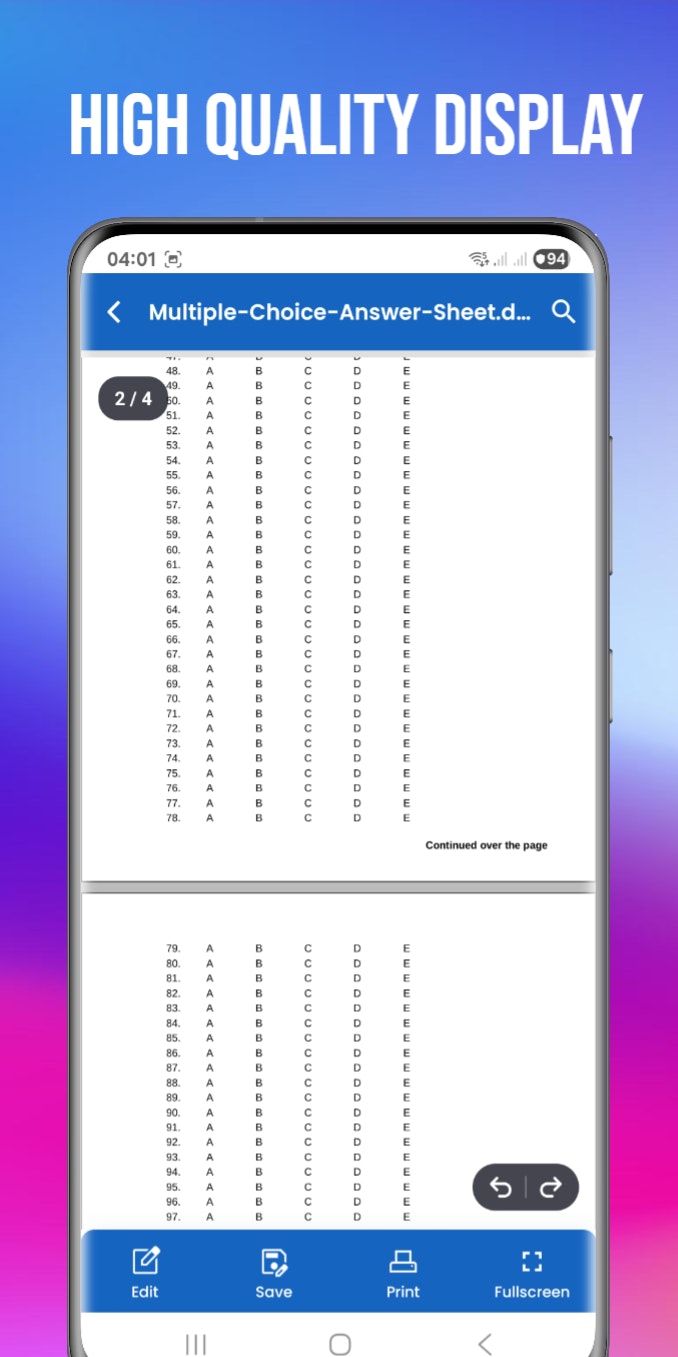 AI Docx Reader Editor App screenshot 4