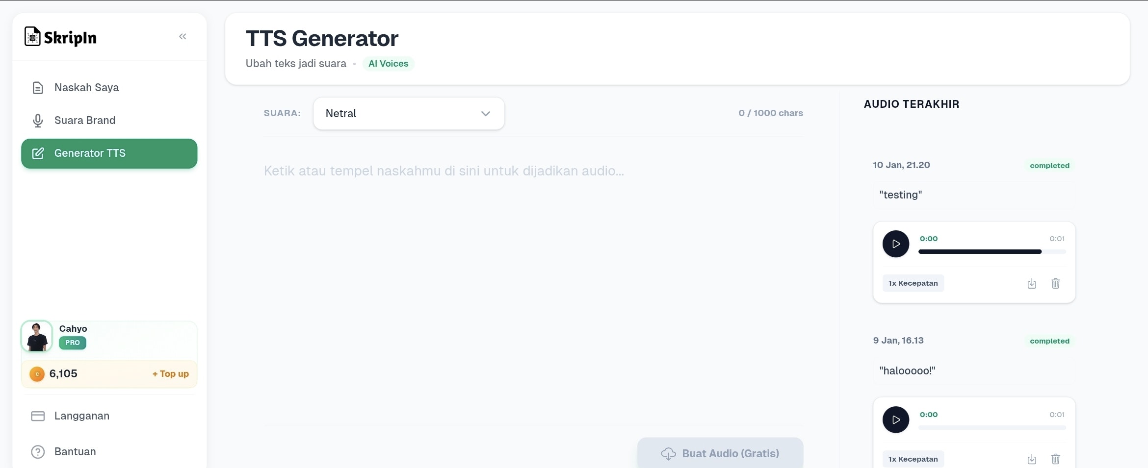 SkripIn screenshot 4