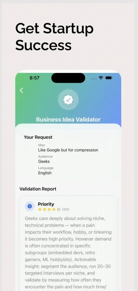 FounderAI screenshot 3