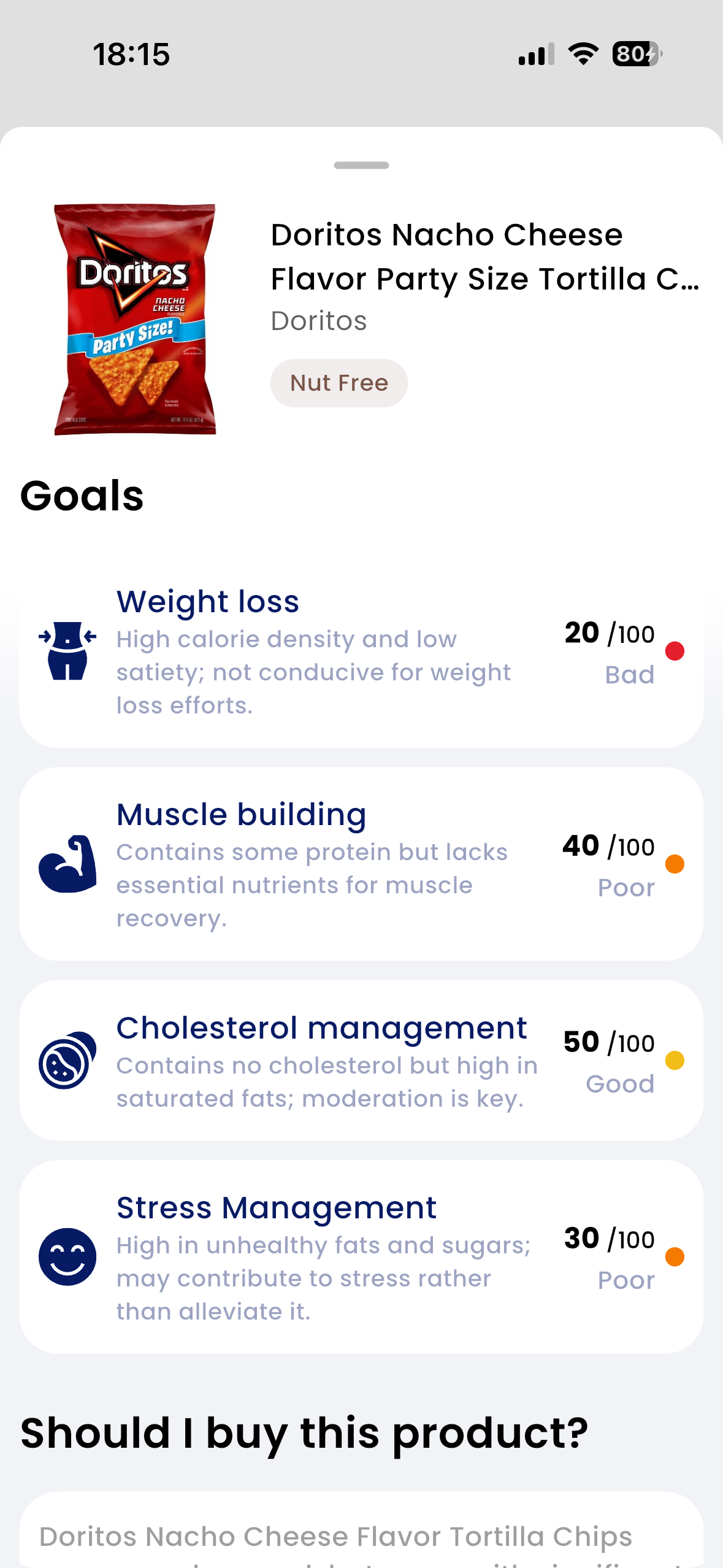 Nutra screenshot 1