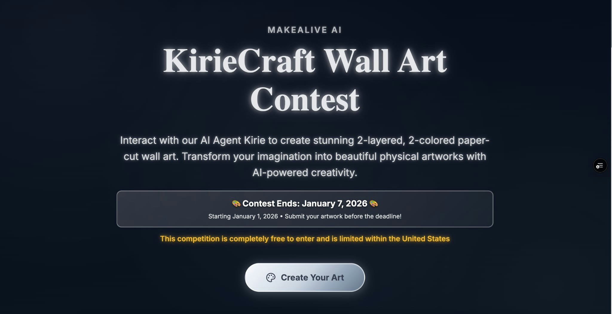 KirieCraft Wall Art Contest screenshot 5