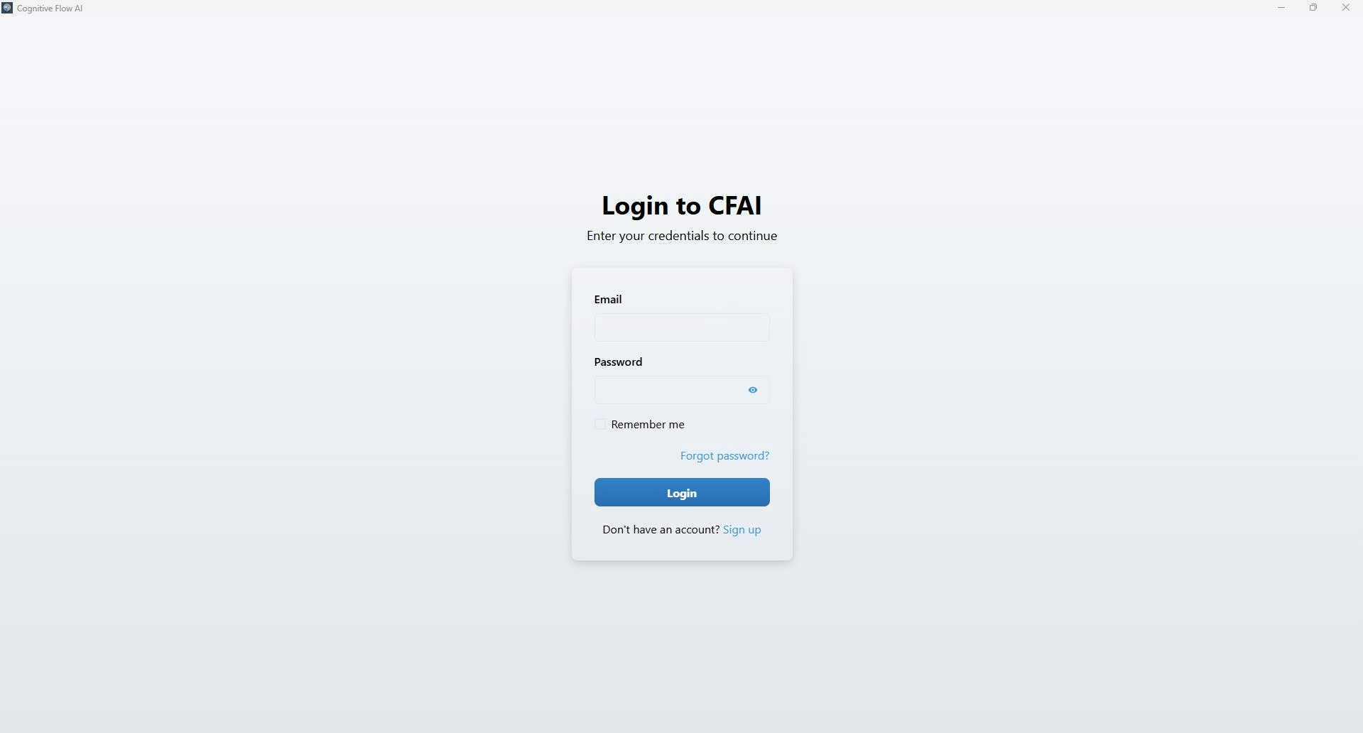 CFAI — Cognitive Flow AI screenshot 1