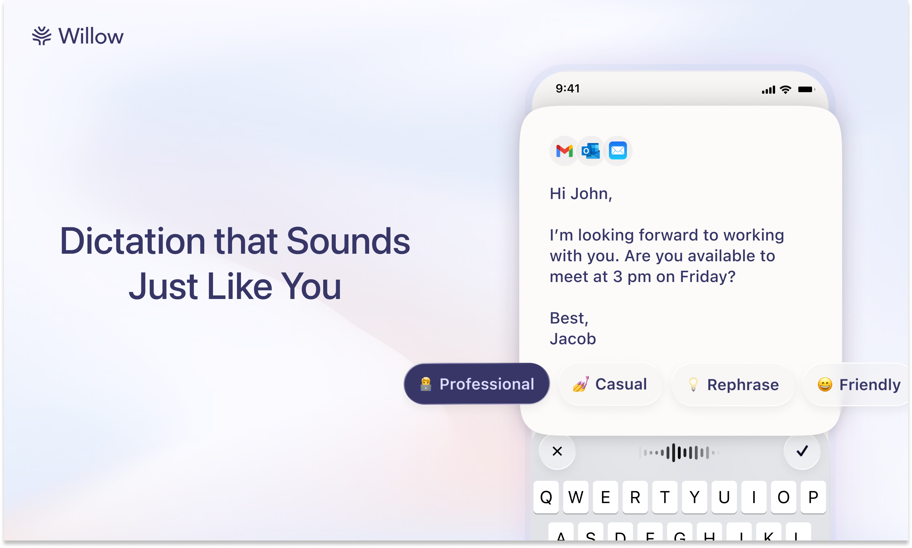 Willow on IOS screenshot 3