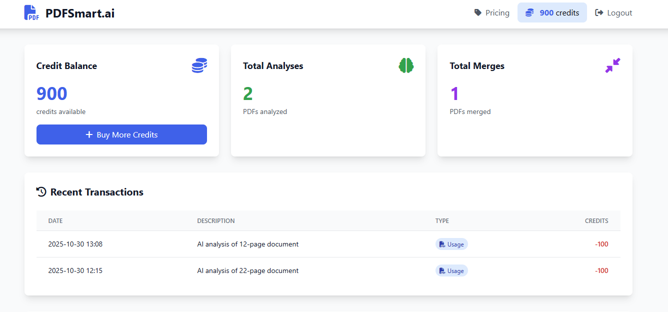 PDFSmart.ai screenshot 2