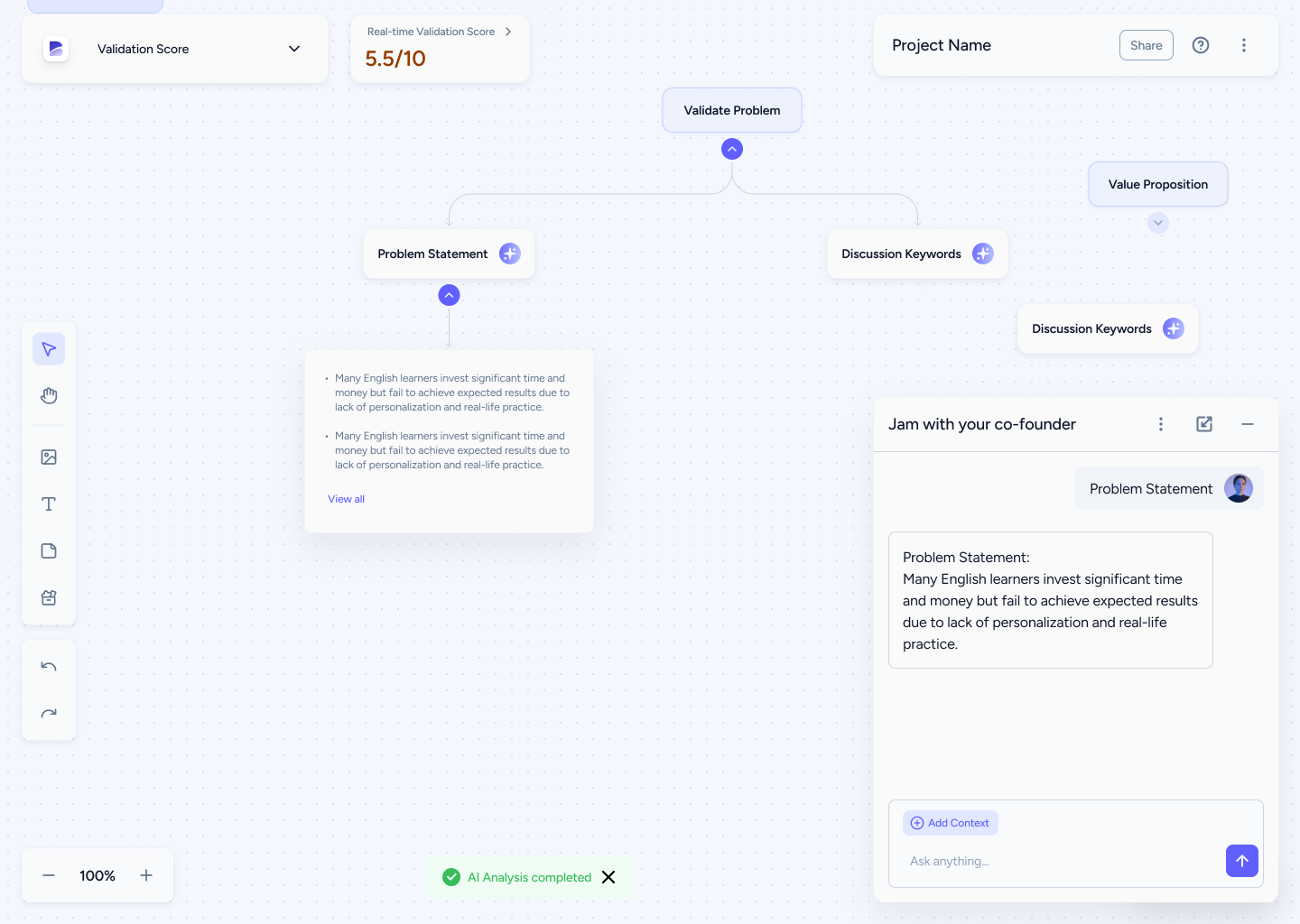 Befoundr screenshot 2