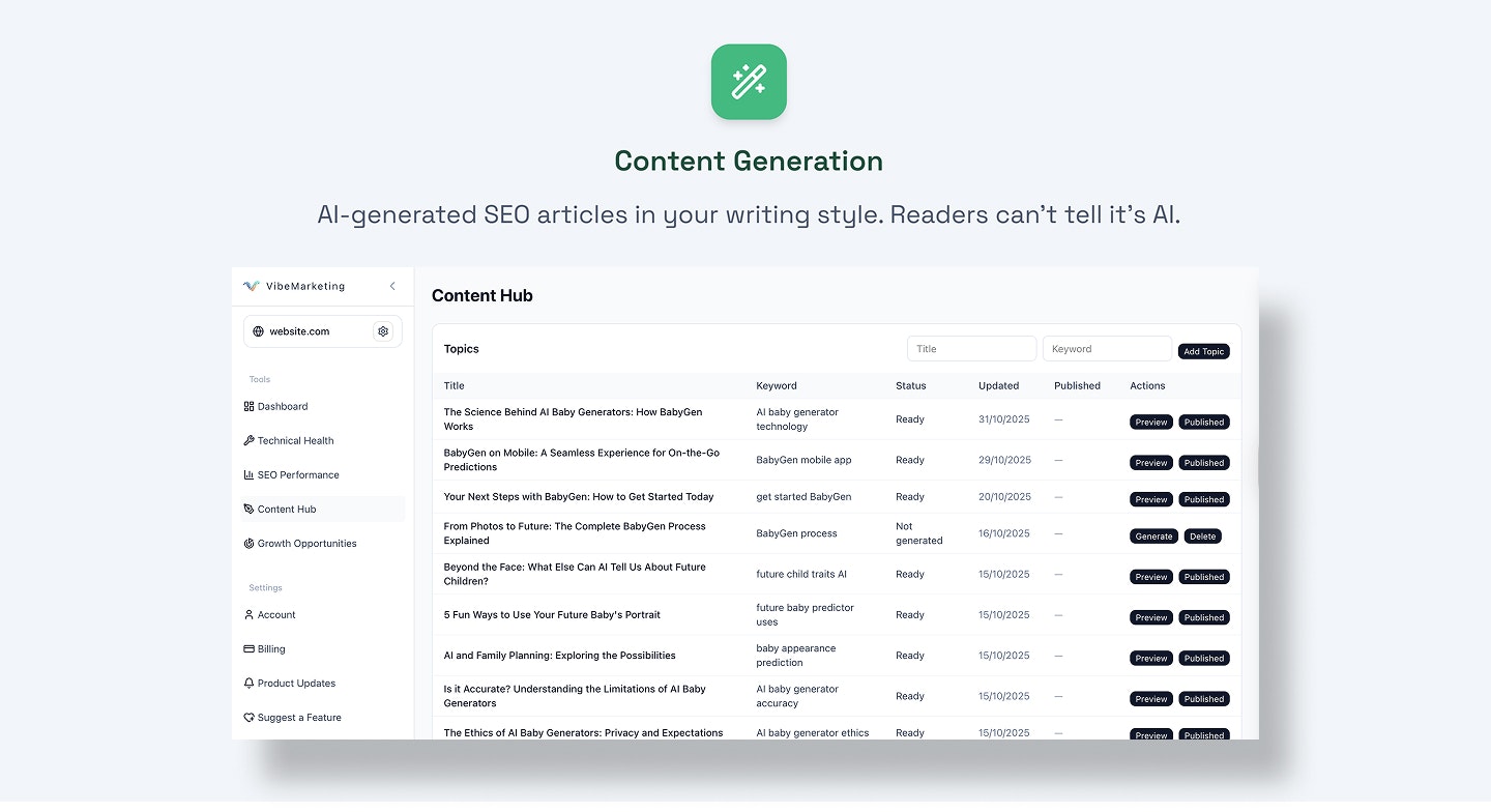 VibeMarketing screenshot 4