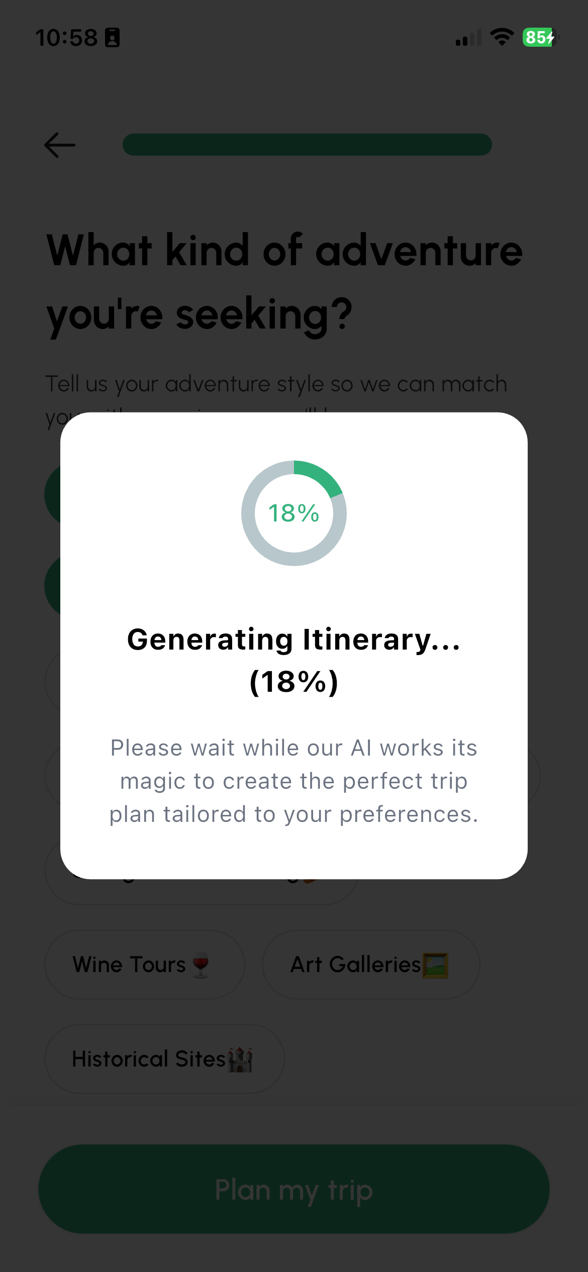 AITripMate 1.0 screenshot 7