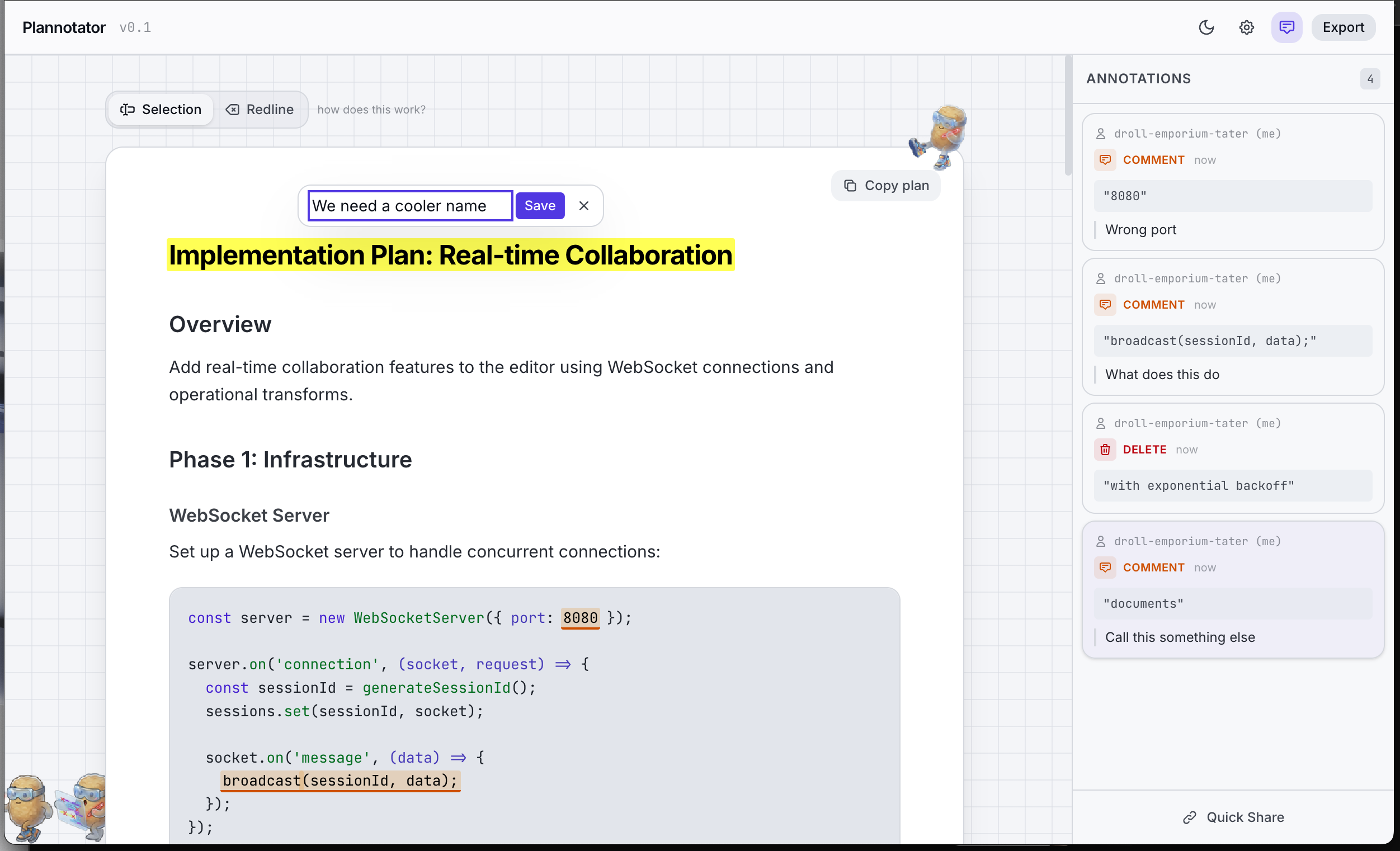 Plannotator screenshot 3