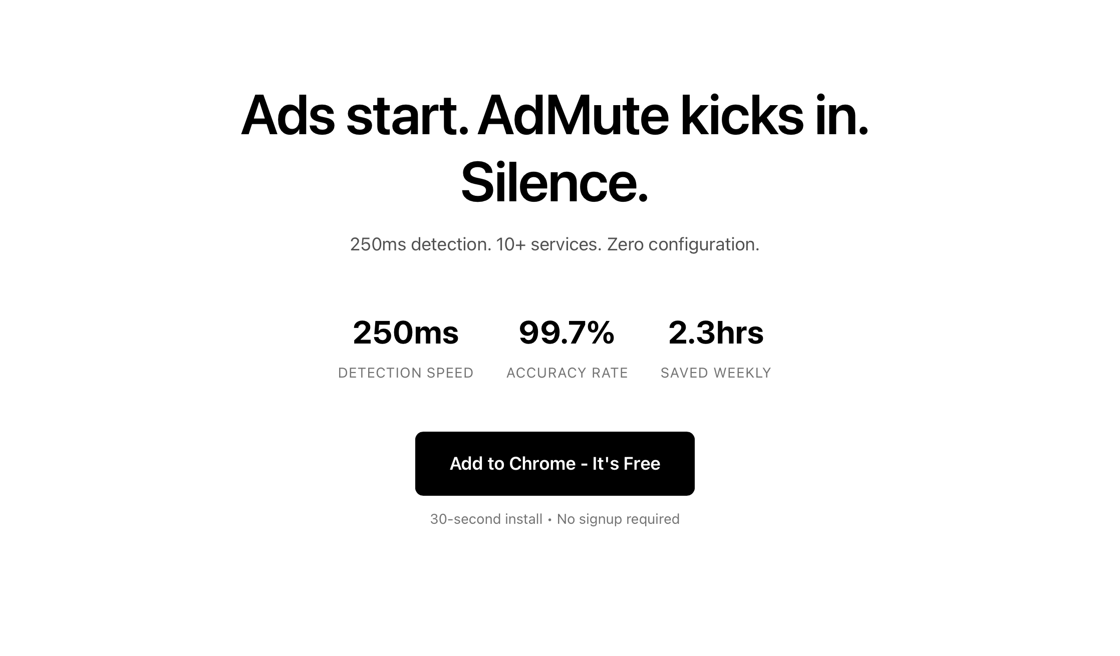 AdMute screenshot 1