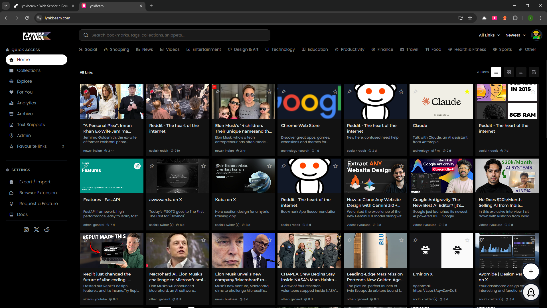 LynkBeam screenshot 1