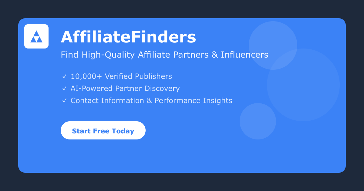 AffiliateFinders screenshot 2