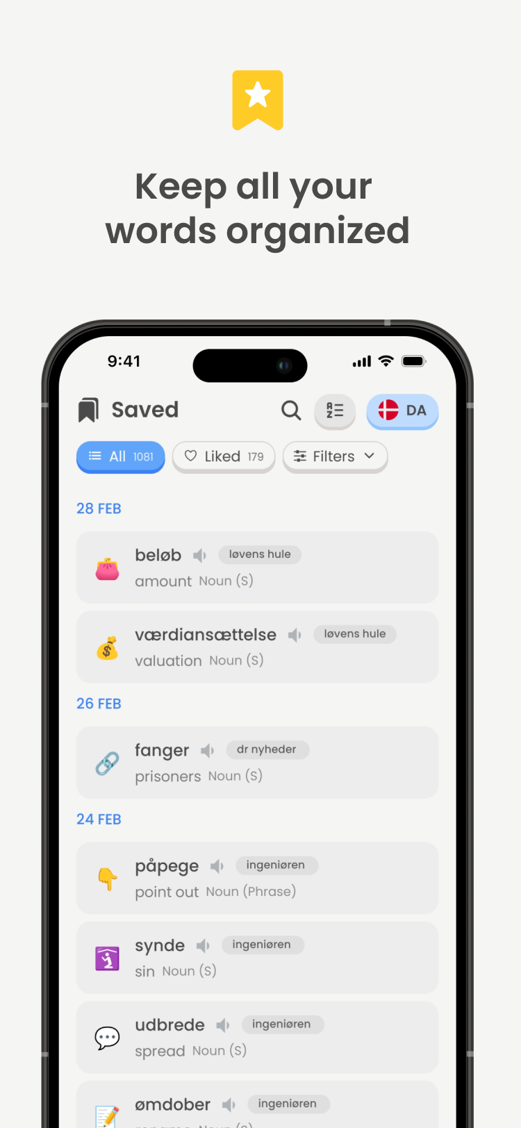 WordWise for iOS screenshot 3