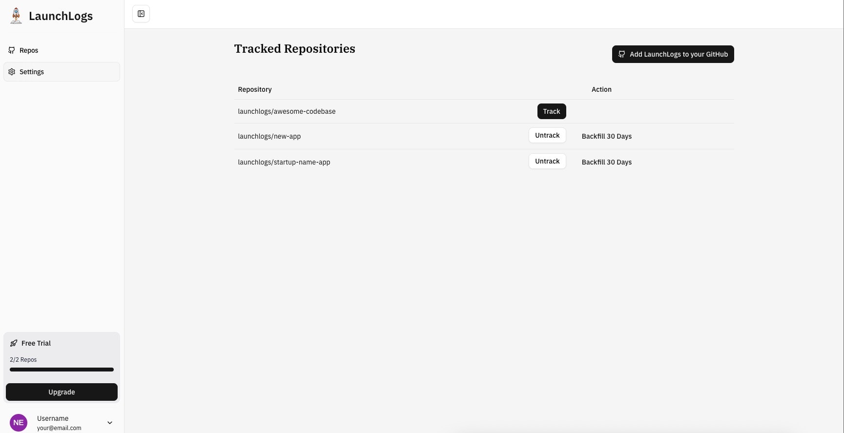 LaunchLogs screenshot 4