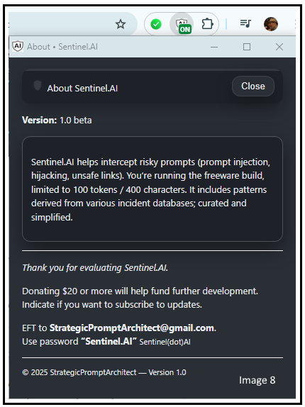 Sentinel AI screenshot 1
