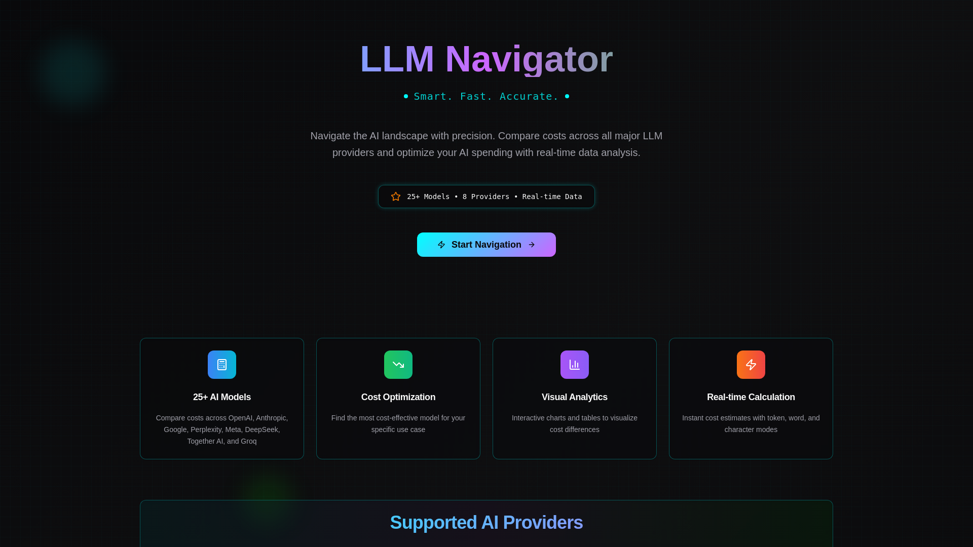 LLM Navigator screenshot 1