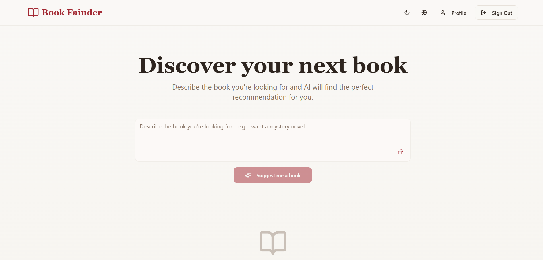 Book Fainder screenshot 1