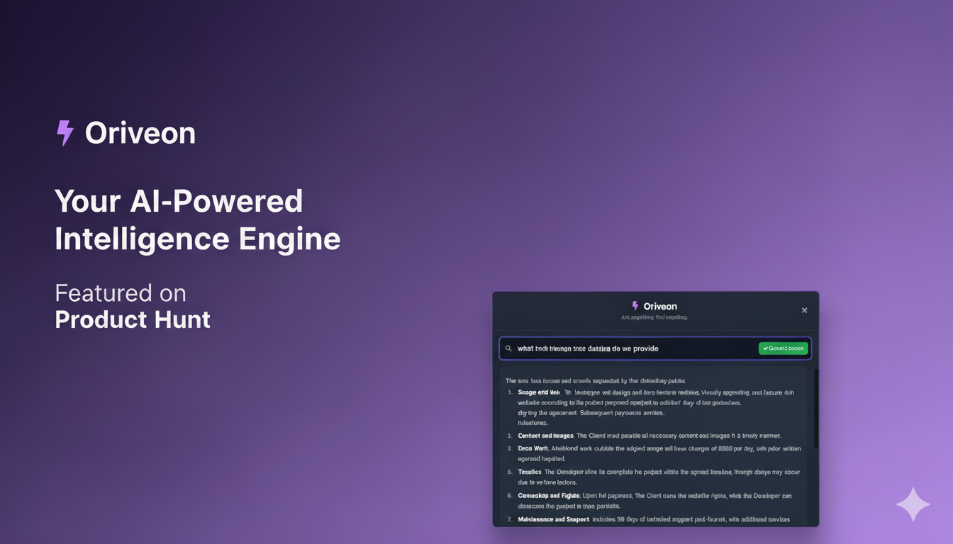 Oriveon screenshot 2