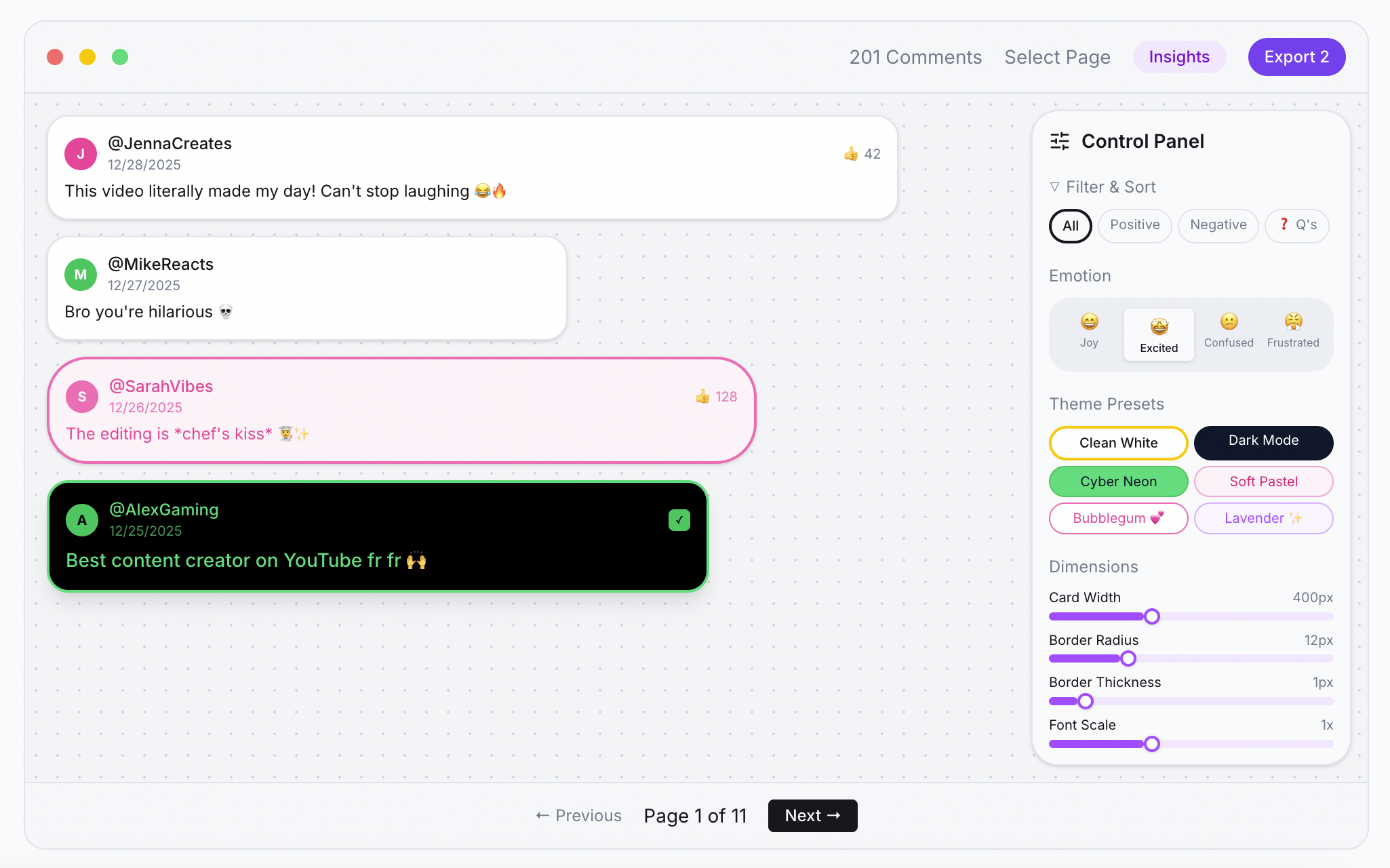 CommentCanvas screenshot 3
