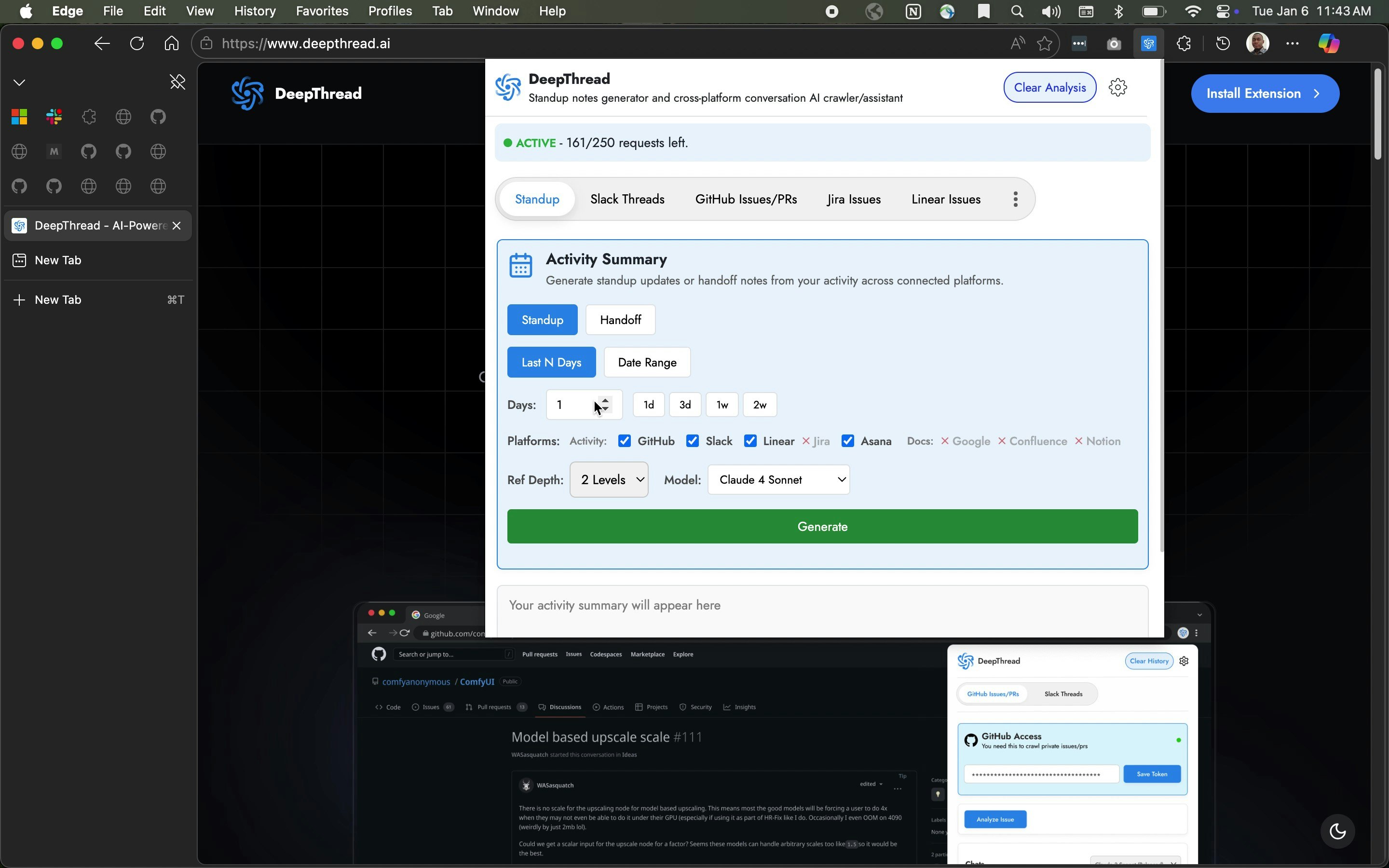 DeepThread screenshot 2