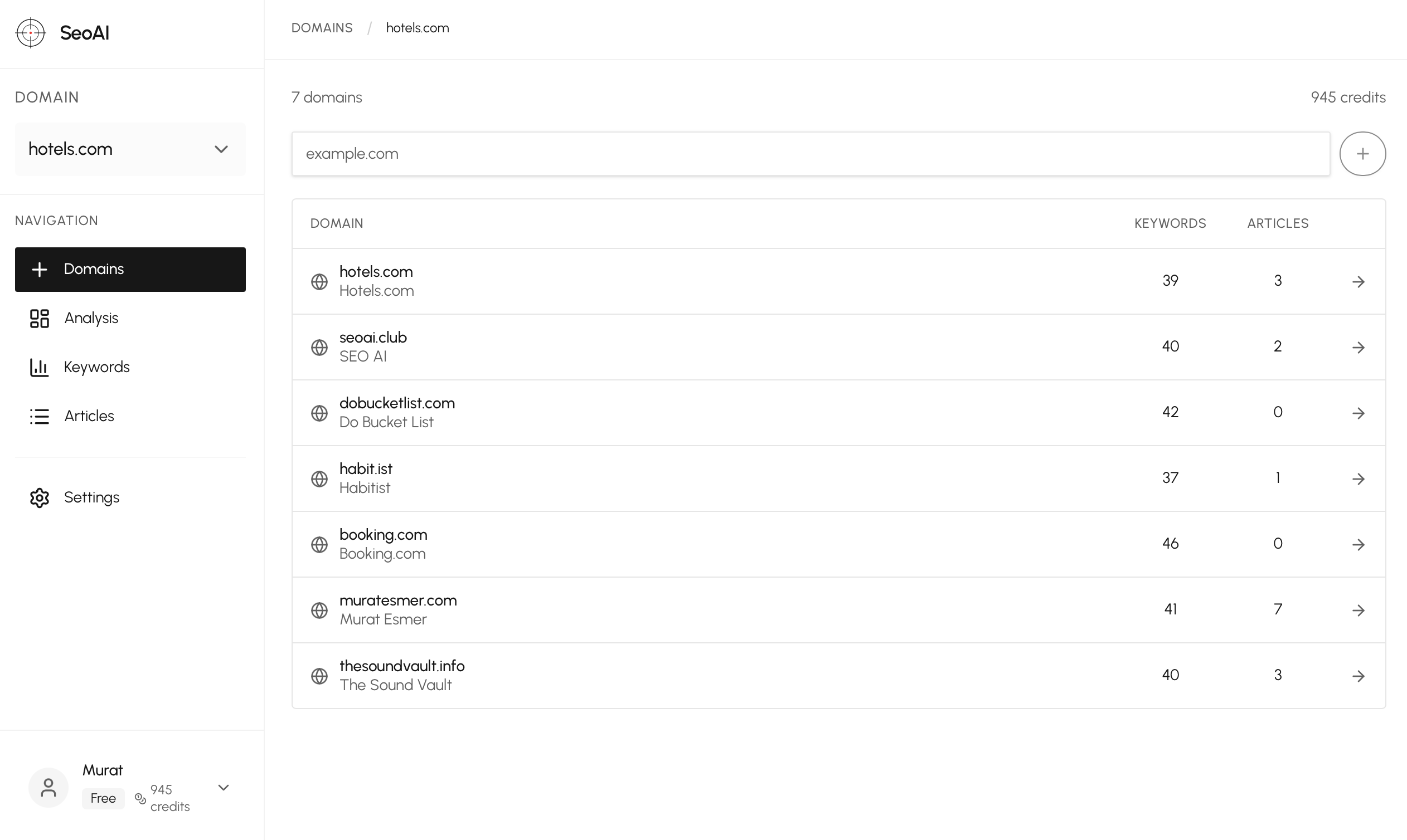 SeoAI screenshot 2