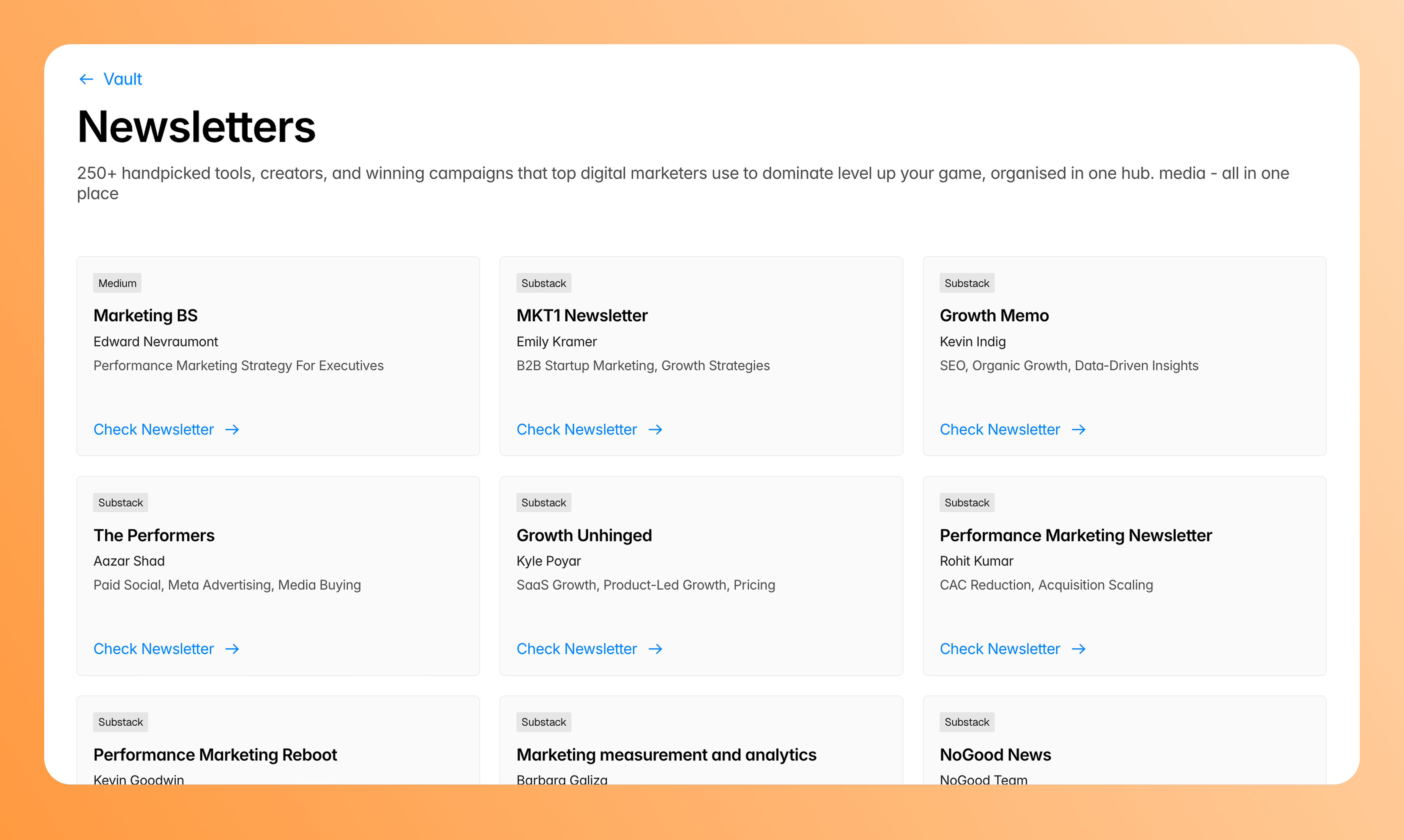 Digital Marketing Vault by Hawky screenshot 2