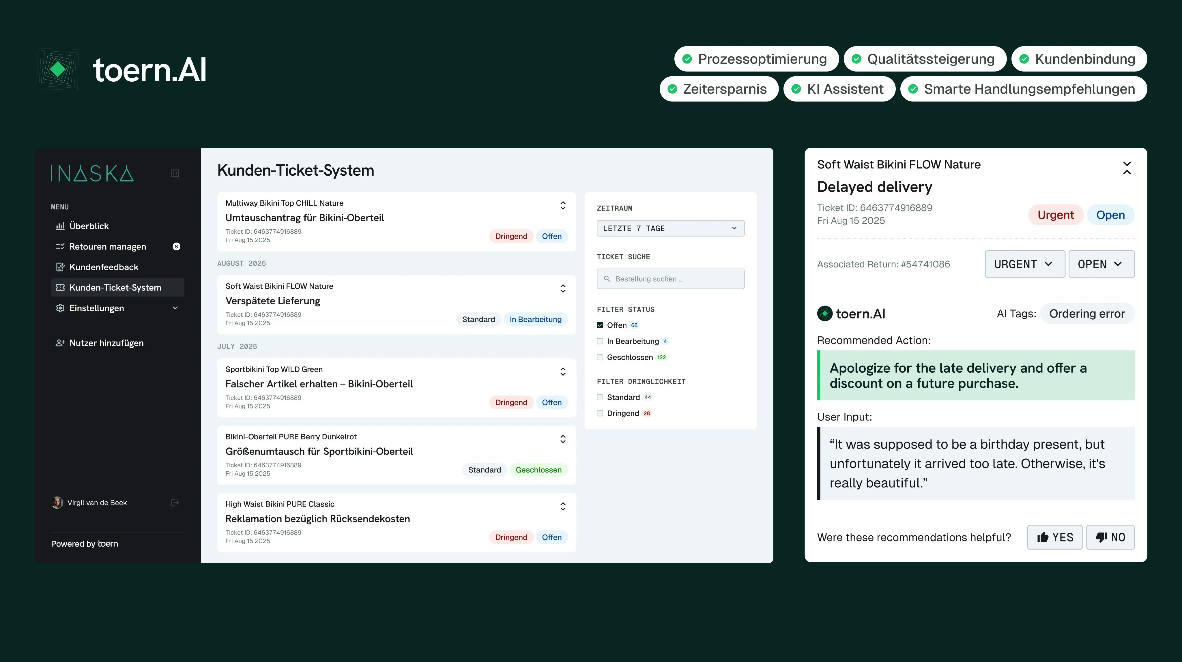 Smart returns by toern screenshot 4