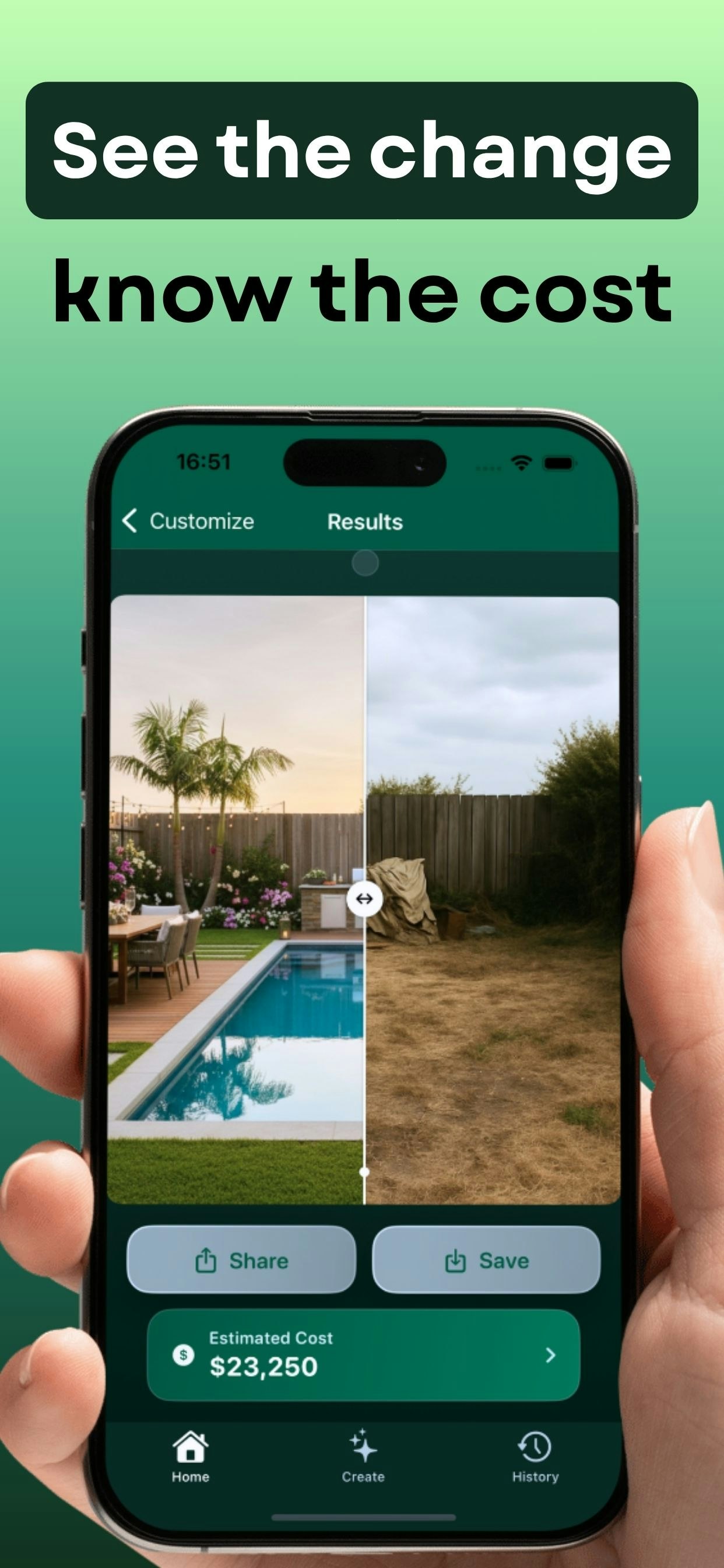 iYard - AI Landscape Design & Costs screenshot 1