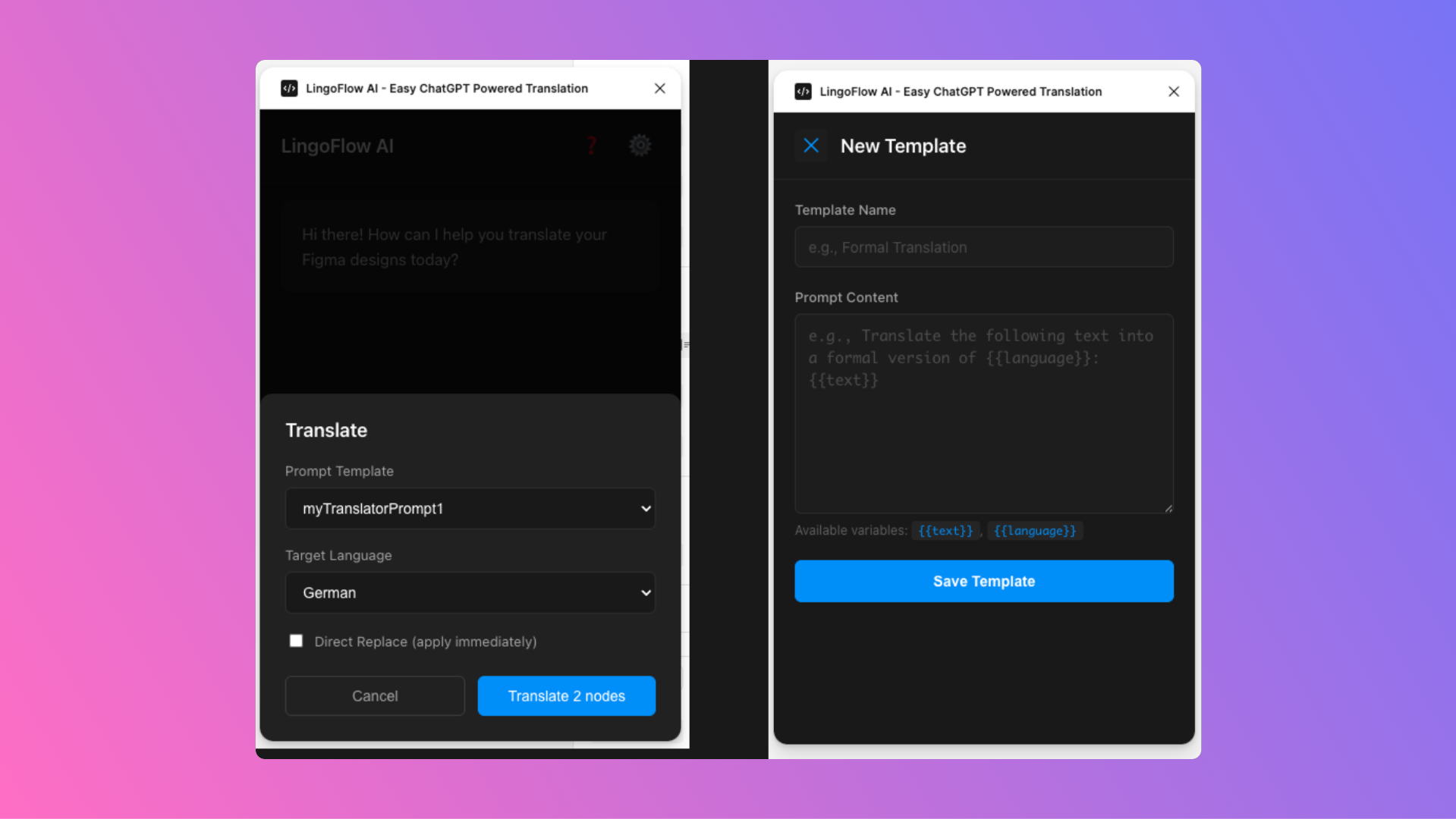 Figma Easy ChatGPT Translation screenshot 3