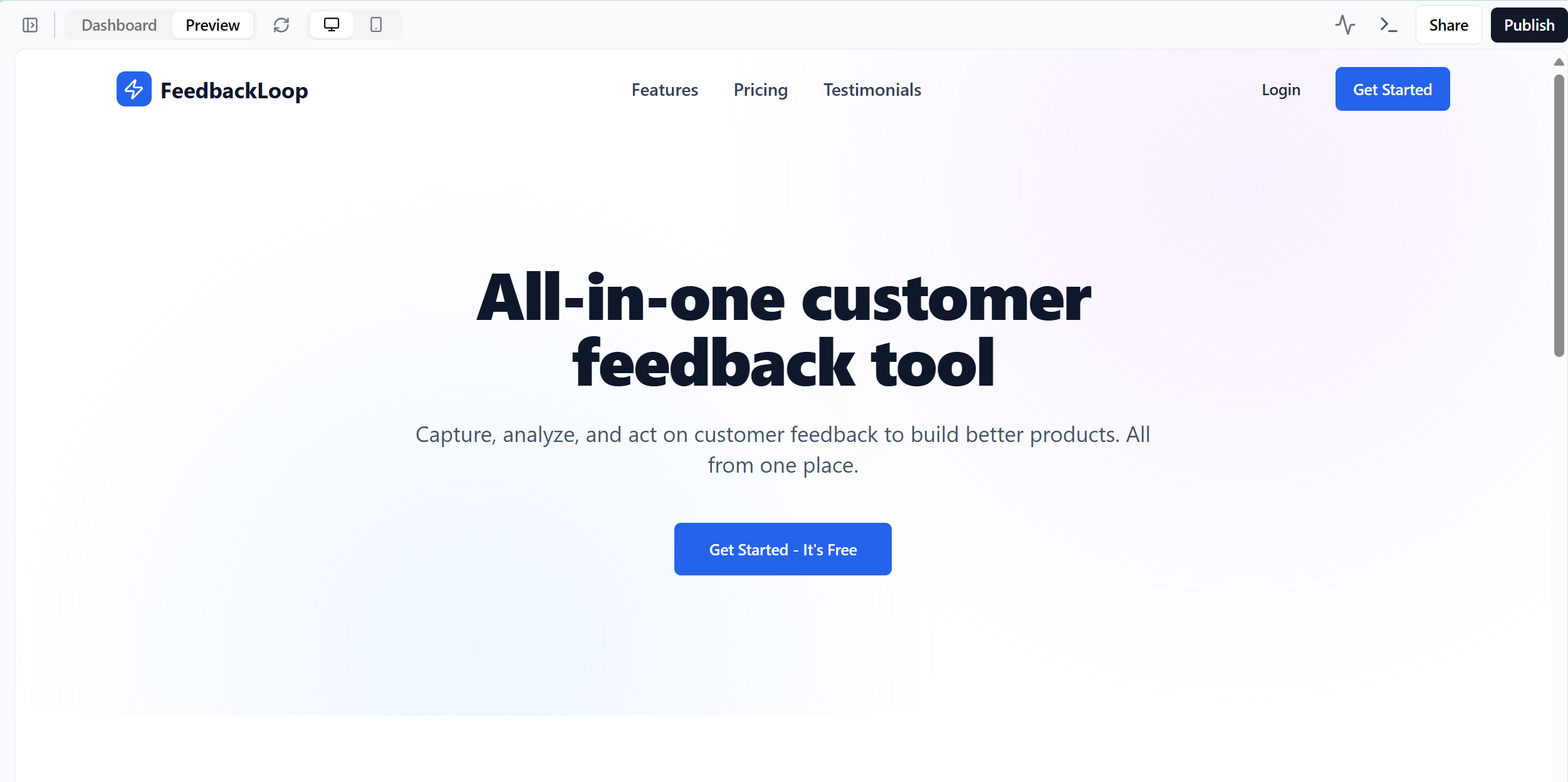 FeedbackLoop screenshot 1