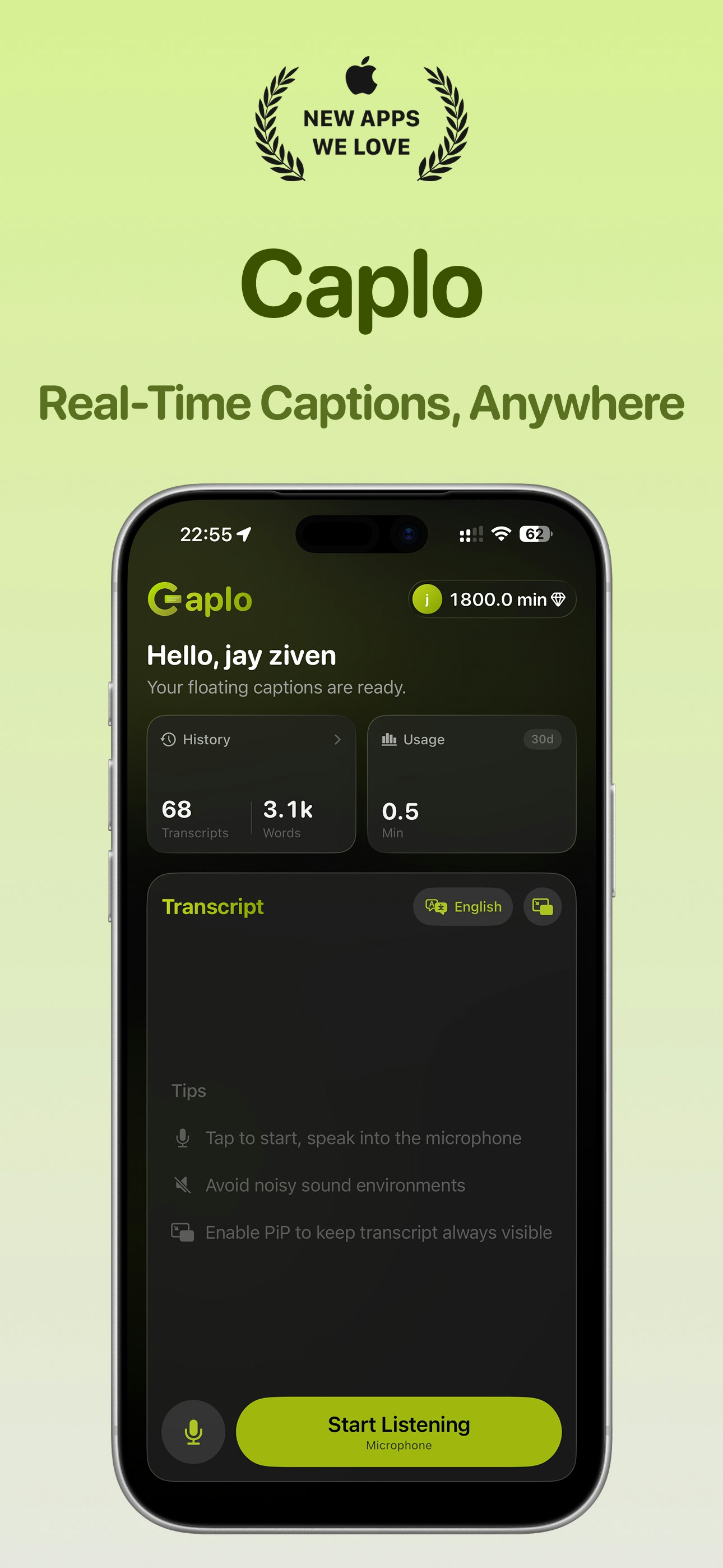 Caplo screenshot 2