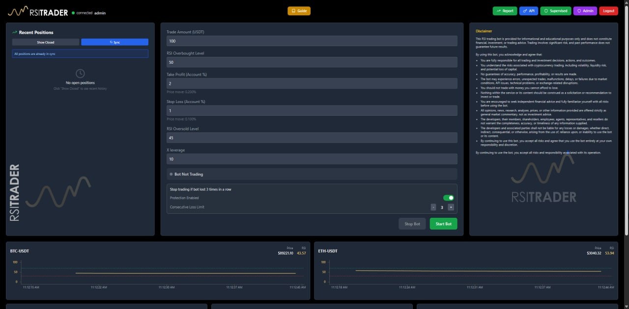 RSI Trader screenshot 1