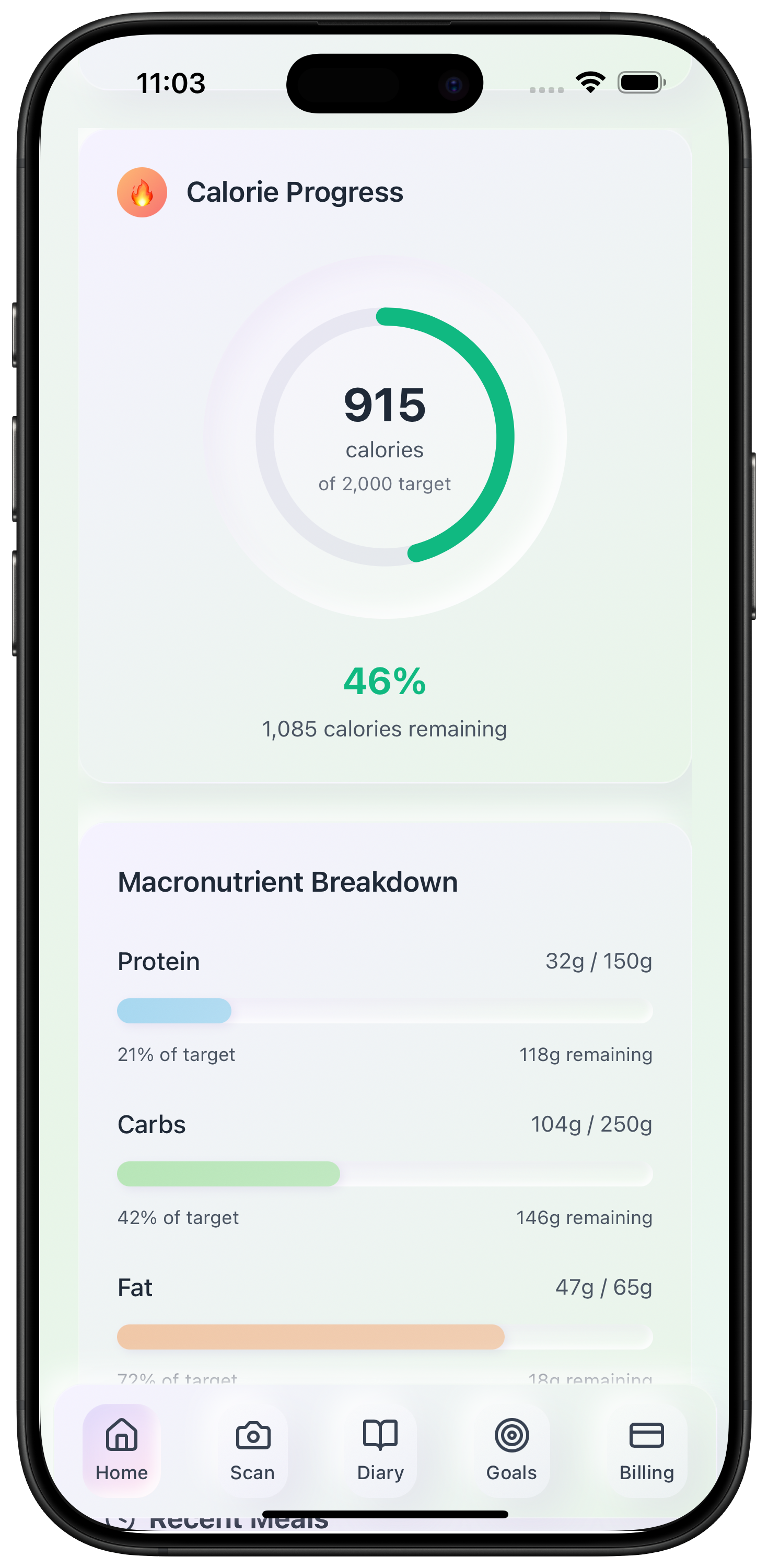 Food Diary Pro screenshot 5