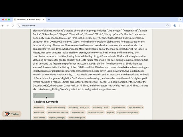 musevise screenshot 1