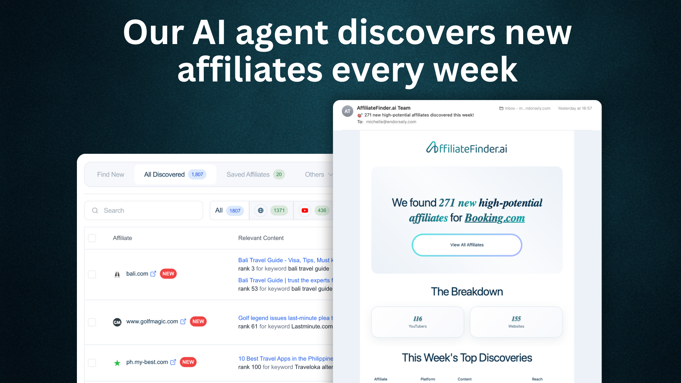AffiliateFinder.ai screenshot 5