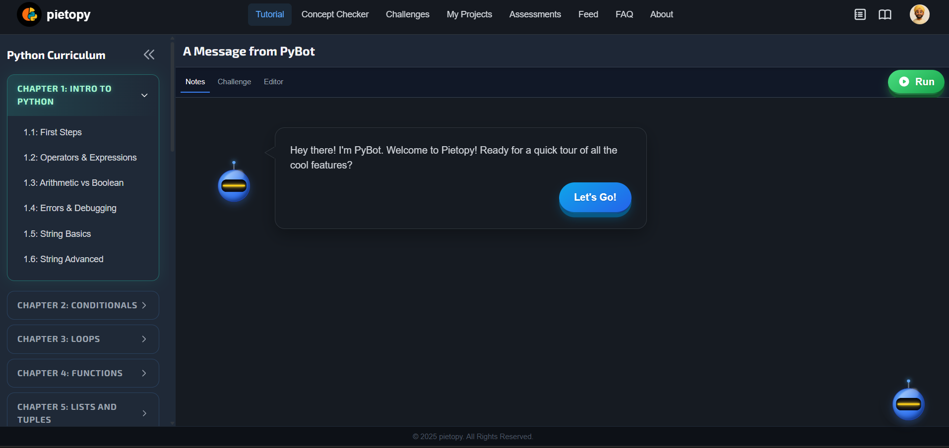 Pietopy - Stop learning | Start building screenshot 2