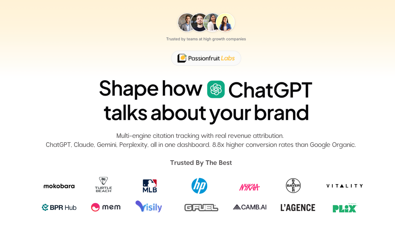 Passionfruit Labs screenshot