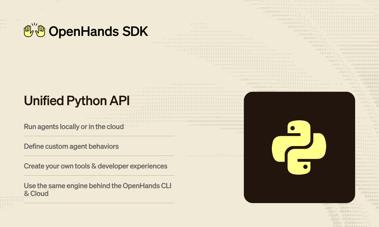 OpenHands Software Agent SDK screenshot 2