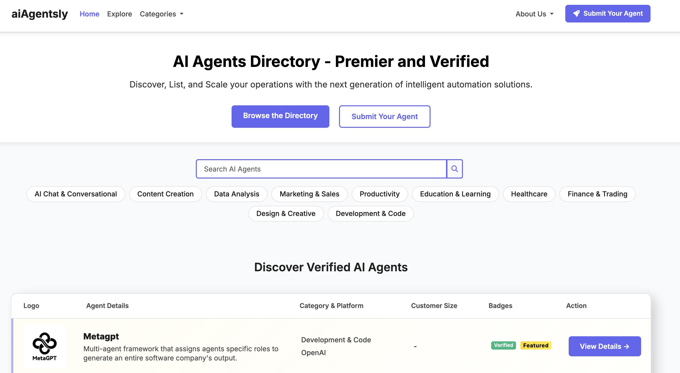 aiAgentsly screenshot 1