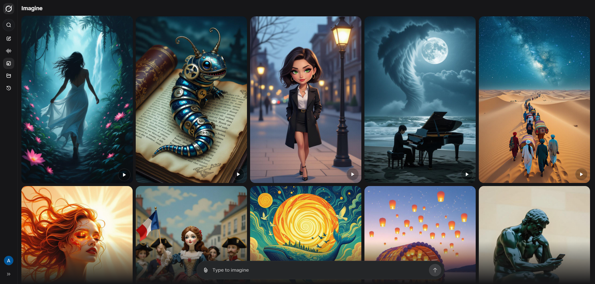 Grok Imagine v0.9 screenshot 1