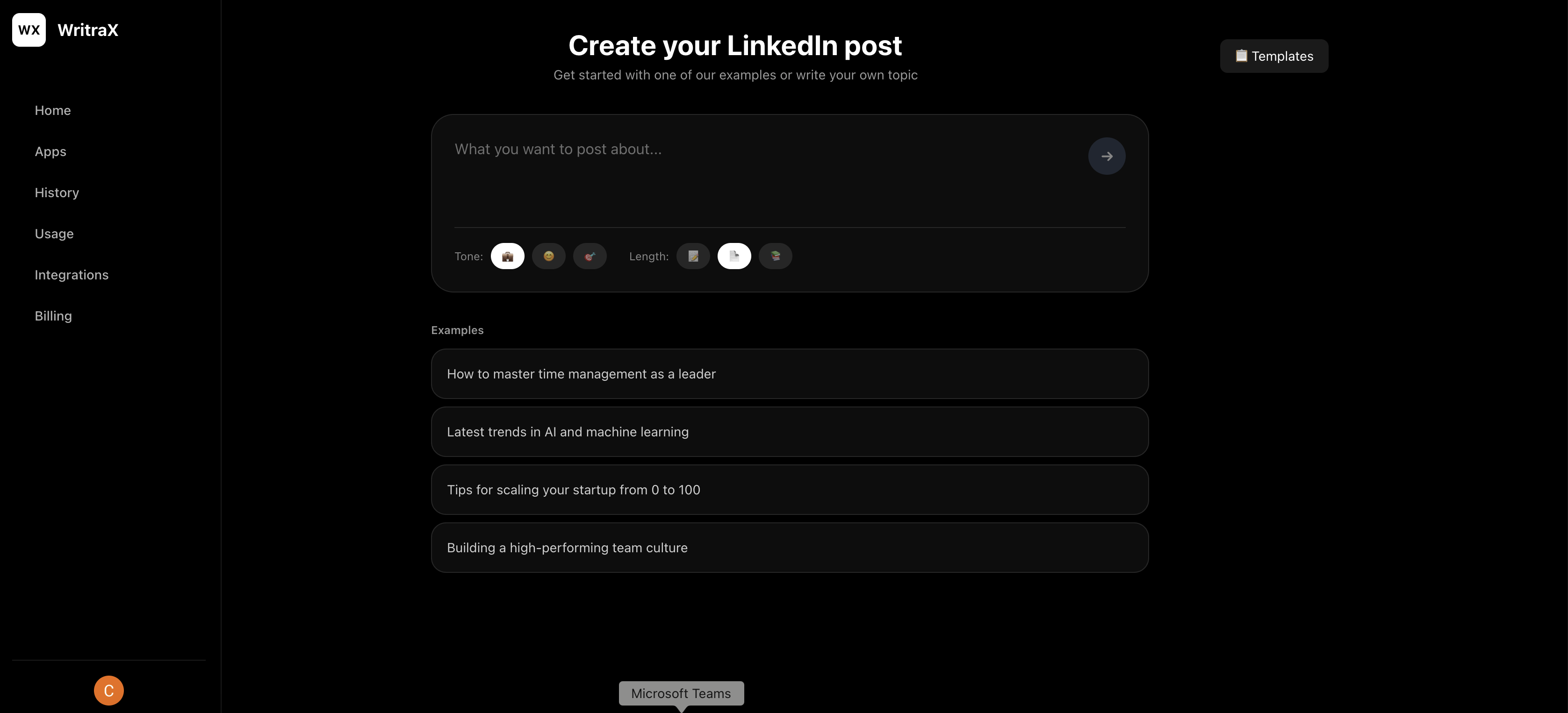 WritraX screenshot 2