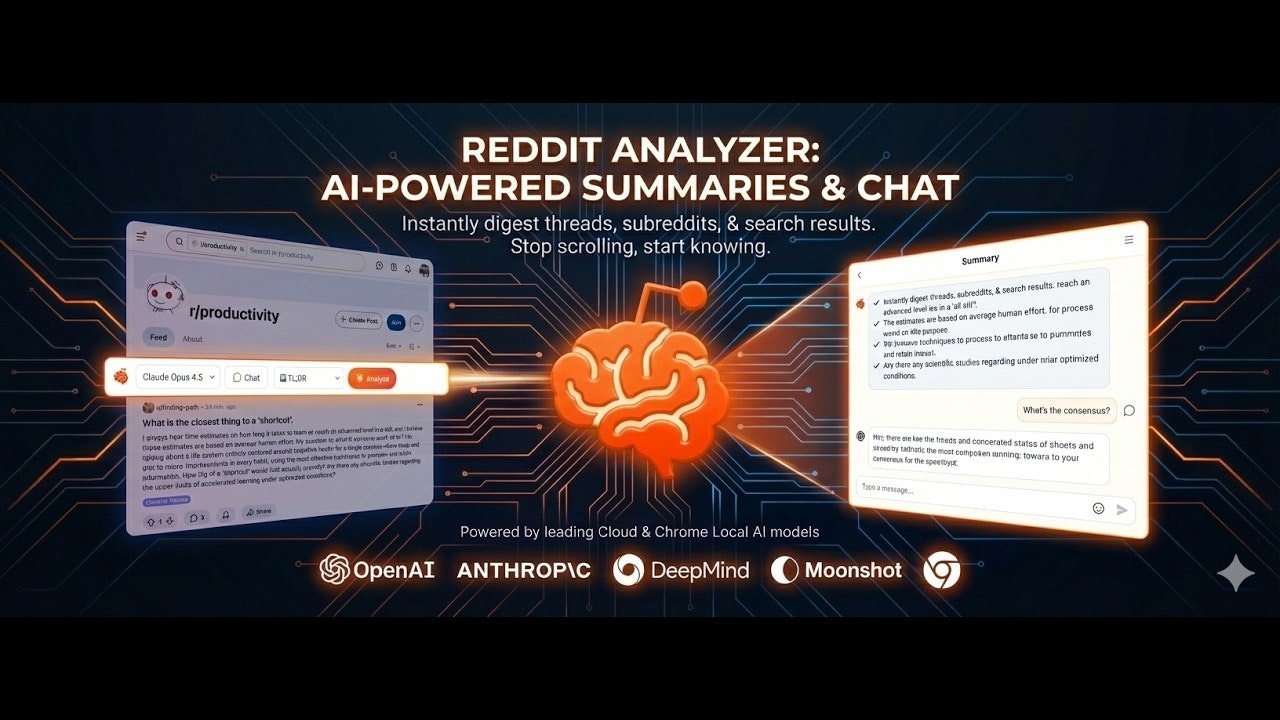 Reddit Summarizer screenshot 1