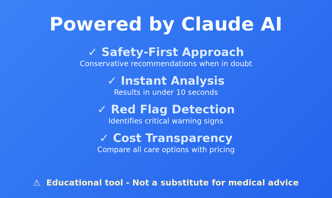 ER vs Urgent Care Decision Tool screenshot 4