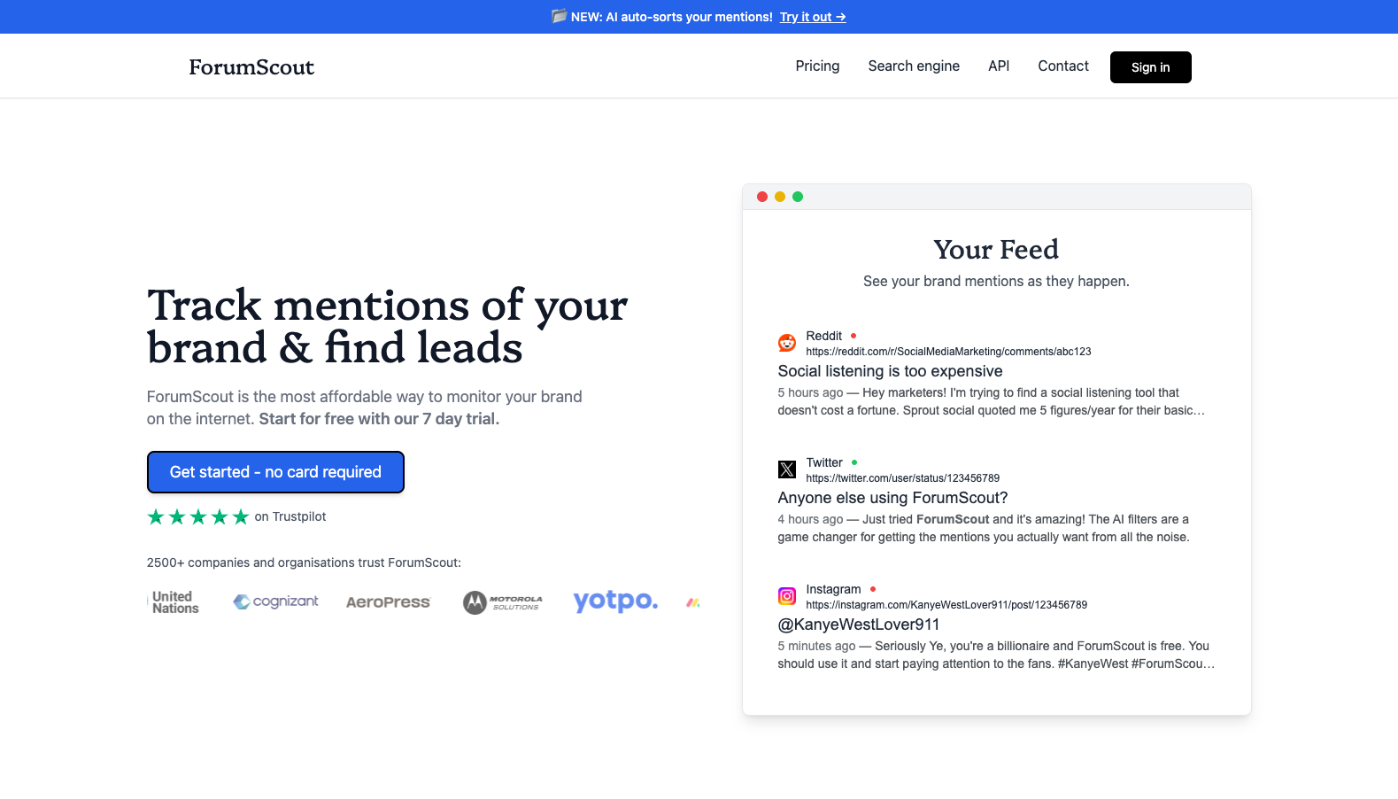 ForumScout screenshot 1