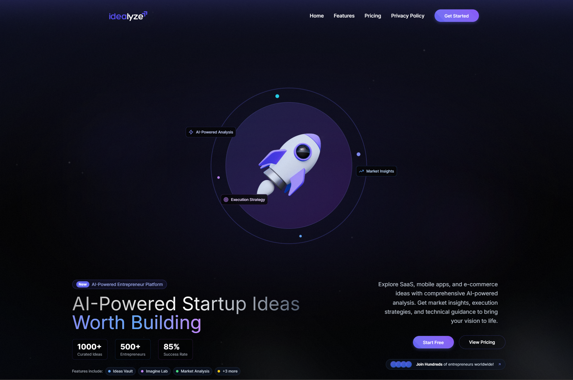 Idealyze screenshot 2