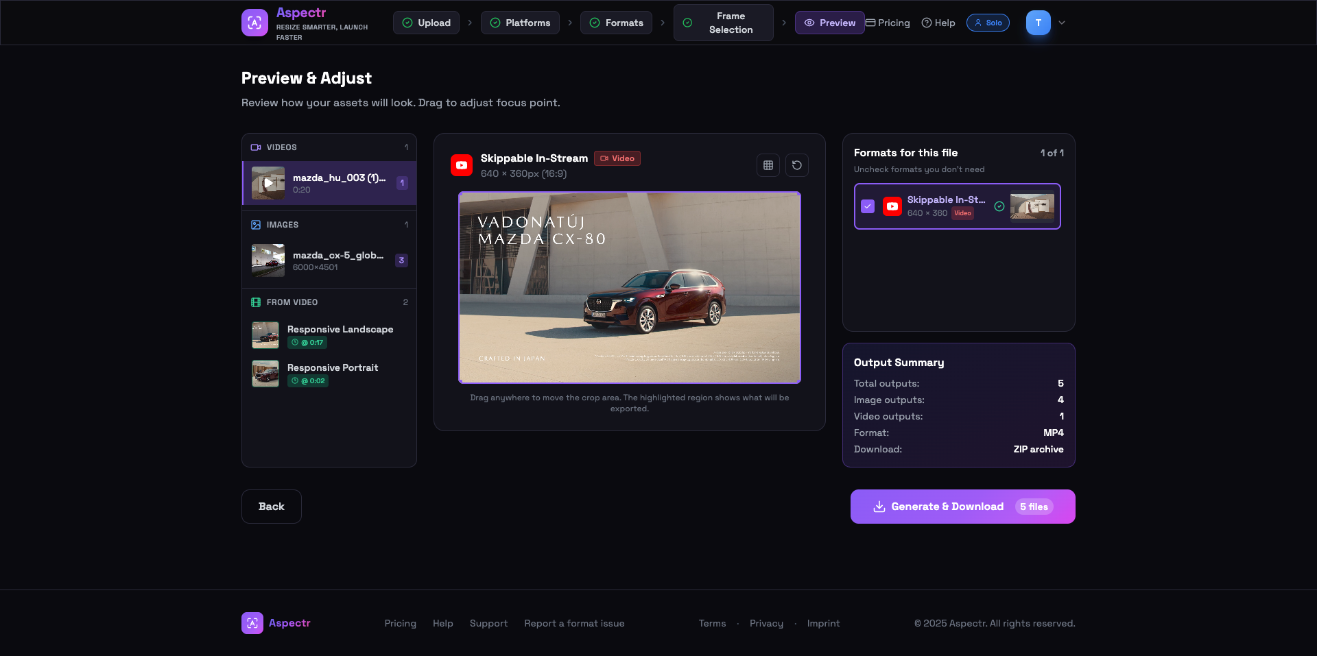 Aspectr screenshot 5