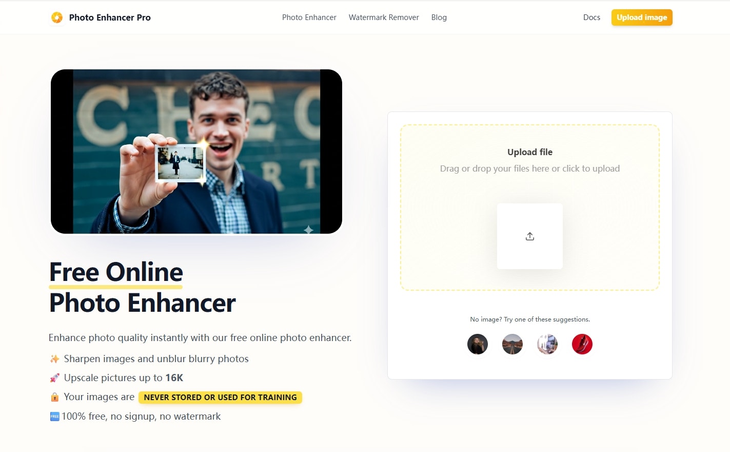 Free Photo Enhancer screenshot 1