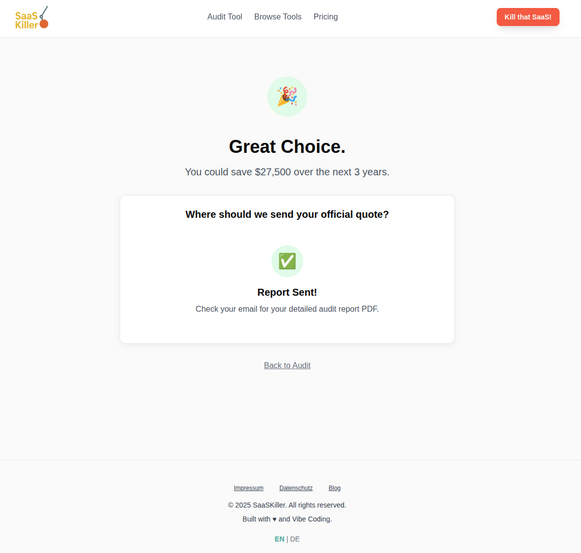SaaSKiller screenshot 3