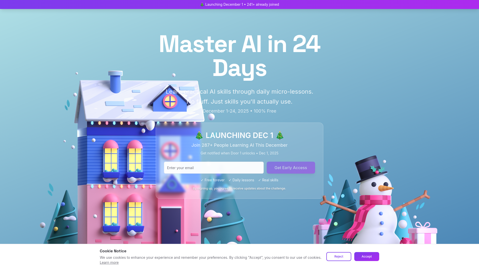 AI Advent Calendar screenshot 1